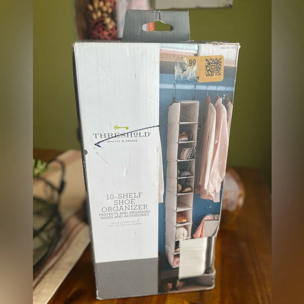 Nib Threshold 10 Shelf Shoe Organizer